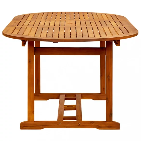 7 részes fekete polyrattan kerti étkezőgarnitúra