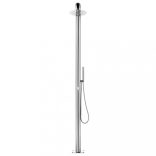 rozsdamentes acél kerti zuhany barna aljjal 230 cm