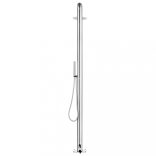 rozsdamentes acél kerti zuhany barna aljjal 230 cm