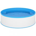 fehér merülőmedence szkimmerrel és szivattyúval 350 x 90 cm