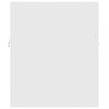 fehér szerelt fa mosdószekrény beépített mosdókagylóval