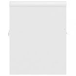 fehér szerelt fa mosdószekrény beépített mosdókagylóval