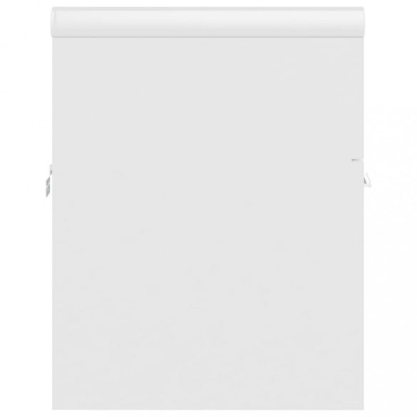 fehér szerelt fa mosdószekrény beépített mosdókagylóval