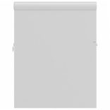 fehér szerelt fa mosdószekrény beépített mosdókagylóval