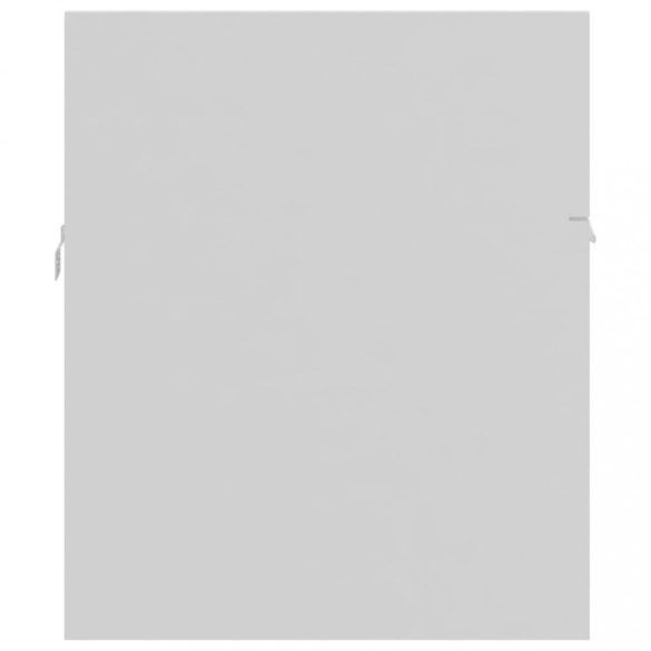 fehér szerelt fa mosdószekrény beépített mosdókagylóval