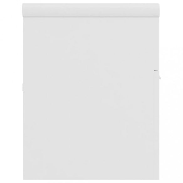 fehér forgácslap mosdószekrény beépített mosdókagylóval