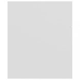 fehér szerelt fa fürdőszobai bútorszett