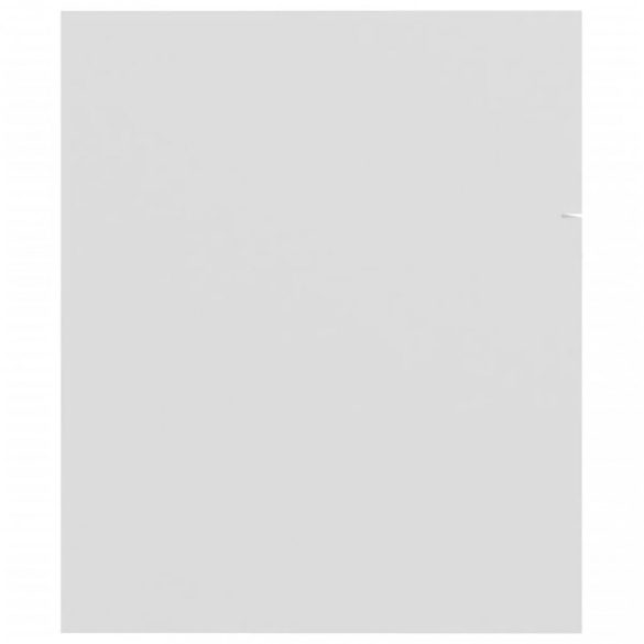 fehér szerelt fa fürdőszobai bútorszett