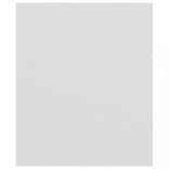 fehér szerelt fa fürdőszobai bútorszett