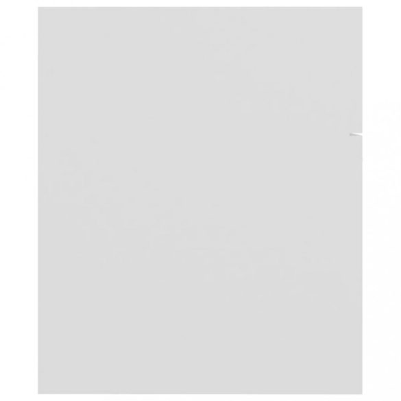 fehér szerelt fa fürdőszobai bútorszett