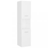 fehér forgácslap fürdőszobai bútorszett