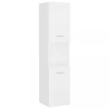 fehér szerelt fa fürdőszobai bútorszett