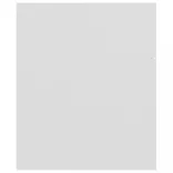 fehér szerelt fa fürdőszobai bútorszett