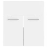 fehér forgácslap fürdőszobai bútorszett