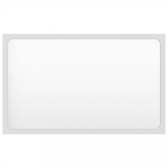 fehér szerelt fa fürdőszobai bútorszett