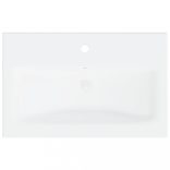 fehér szerelt fa fürdőszobai bútorszett