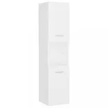 fehér szerelt fa fürdőszobai bútorszett