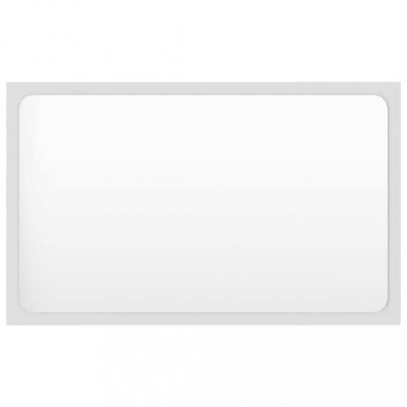 fehér szerelt fa fürdőszobai bútorszett