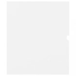 fehér szerelt fa fürdőszobai bútorszett