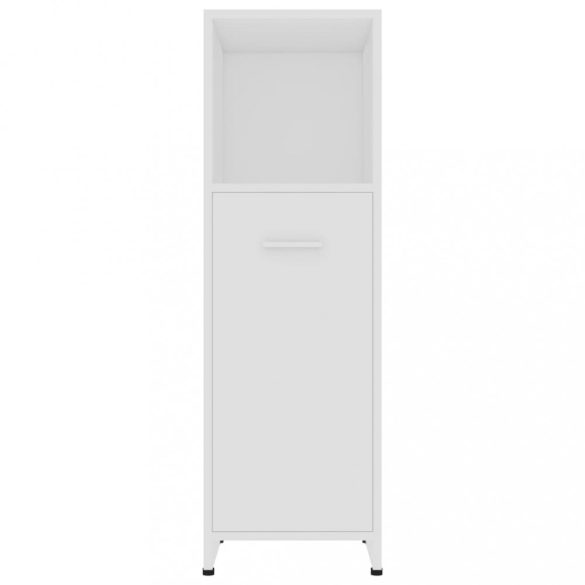 4 részes fehér fürdőszobai bútorszett