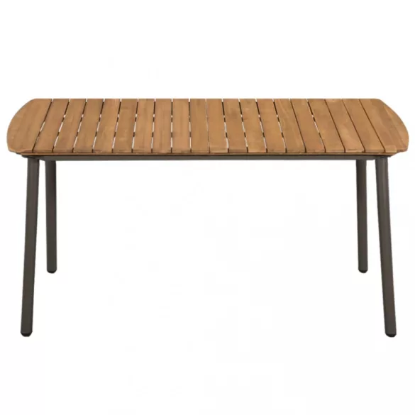 7 részes fekete polyrattan kerti étkezőgarnitúra
