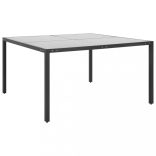 9 részes kültéri acél étkezőgarnitúra