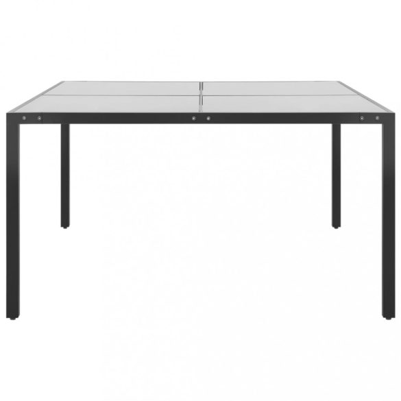 9 részes kültéri acél étkezőgarnitúra