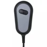 világosszürke szövet elektromos masszázsfotel