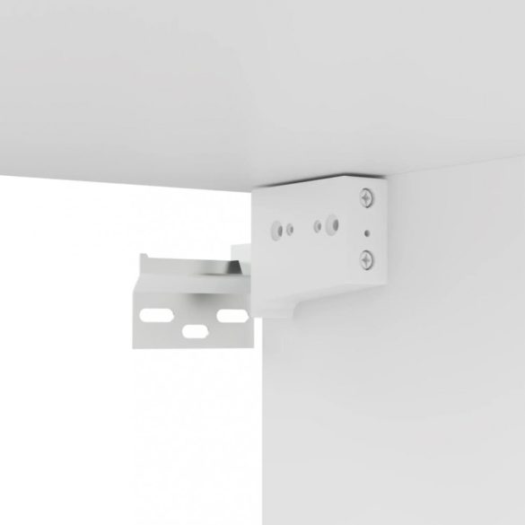 4 db fehér szerelt fa TV-szekrény 80 x 30 x 30 cm