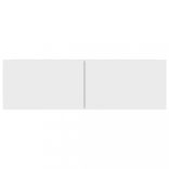 4 db fehér szerelt fa TV-szekrény 100 x 30 x 30 cm