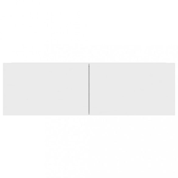 4 db fehér szerelt fa TV-szekrény 100 x 30 x 30 cm