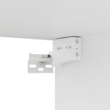 4 db fehér szerelt fa TV-szekrény 100 x 30 x 30 cm