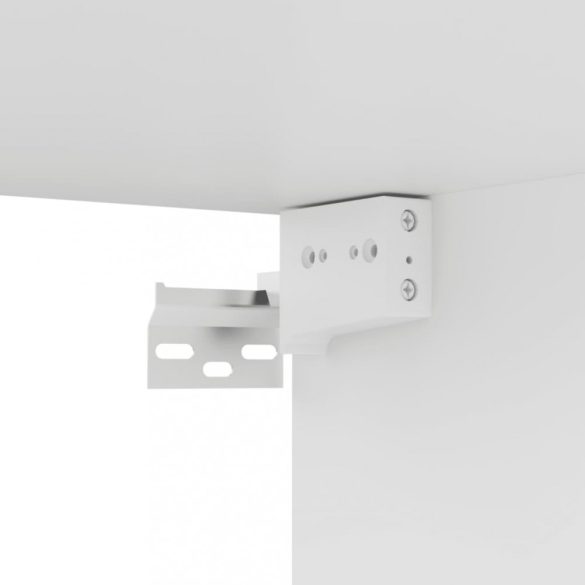 4 db fehér szerelt fa TV-szekrény 100 x 30 x 30 cm