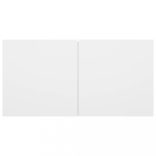 8 részes fehér szerelt fa TV-szekrényszett