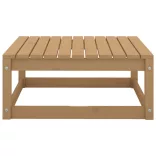 10 részes mézbarna tömör fenyőfa kerti ülőgarnitúra