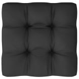 9 részes tömör fenyőfa kerti ülőgarnitúra párnával