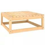 7 részes tömör fenyőfa kerti ülőgarnitúra párnával