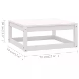 8 részes tömör fenyőfa kerti ülőgarnitúra párnákkal