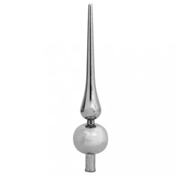 zúzmarás megvilágított karácsonyfa gömb szettel/tobozzal 150 cm