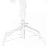 fehér PVC megvilágított műkarácsonyfa gömb szettel 120 cm