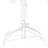 fehér PVC megvilágított műkarácsonyfa gömb szettel 210 cm