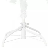 fehér megvilágított műkarácsonyfa gömb szettel 210 cm