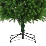 zöld megvilágított műkarácsonyfa gömb szettel 240 cm