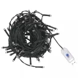 megvilágított műkarácsonyfa tobozzal 210 cm