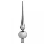 megvilágított műkarácsonyfa gömb szettel és tobozzal 210 cm