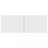 8 részes fehér szerelt fa TV-szekrényszett