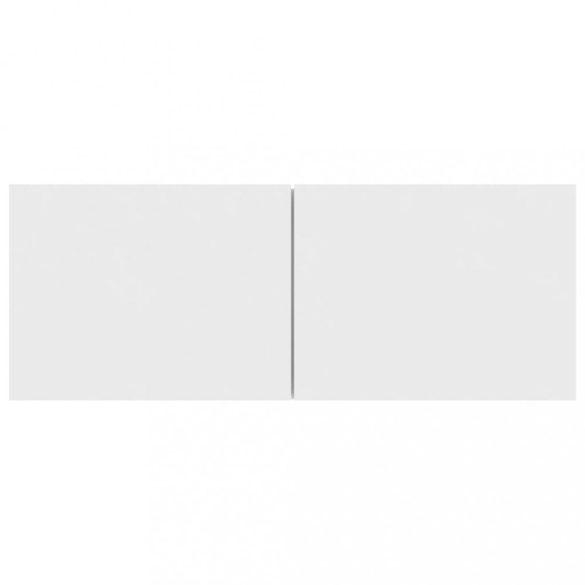 8 részes fehér szerelt fa TV-szekrényszett