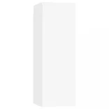 3 részes fehér szerelt fa TV-szekrényszett