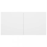 10 részes fehér szerelt fa TV-szekrényszett