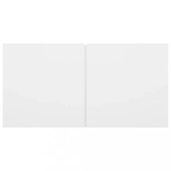 10 részes fehér szerelt fa TV-szekrényszett